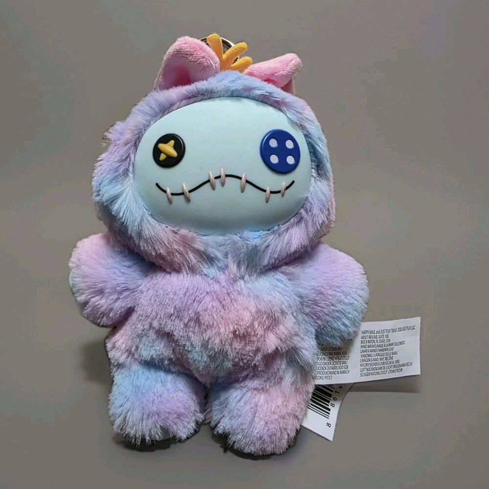 Happy Haul Disney Stitch Snow Cone Swirl Vinyl Figure Doll Keychain Scrump
